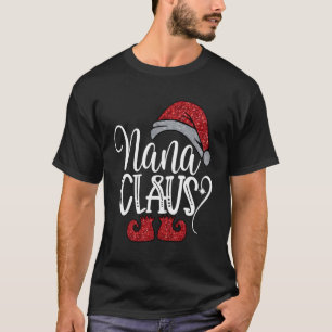 Camiseta Funny Santa Nana Claus Navidades que coinciden con