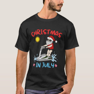 Camiseta Funny Santa Navidades En Julio Hombres De Navidad