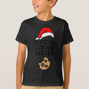 Camiseta Funny Santa Official Cookie Taster Family Christma