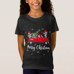 Camiseta Funny Santa Riding Christmas Tree Truck Badger Chr<br><div class="desc">Funny Santa Riding Navidades de la camionera navideña</div>