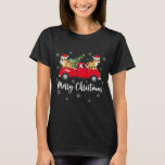 Camiseta Funny Santa Riding Christmas Tree Truck Bobcat Chr<br><div class="desc">Funny Santa Riding Navidades Bobcat de Camión de Árbol de Navidad</div>