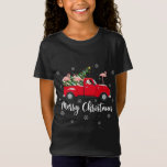 Camiseta Funny Santa Riding Christmas Tree Truck Flamingo C<br><div class="desc">Funny Santa Riding Navidades del Camión de Navidad Flamingo</div>