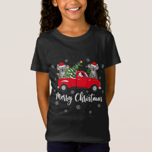 Camiseta Funny Santa Riding Christmas Tree Truck Koala Chri