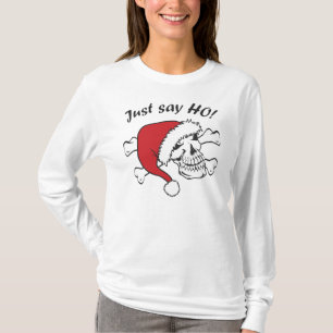 Camiseta Funny Santa Skull