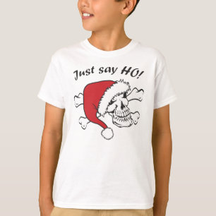 Camiseta Funny Santa Skull