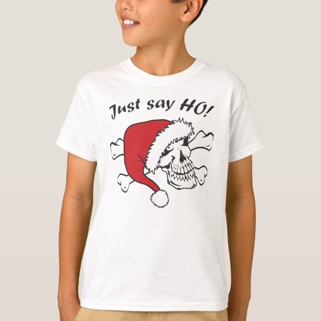 Camiseta Funny Santa Skull (Anverso)