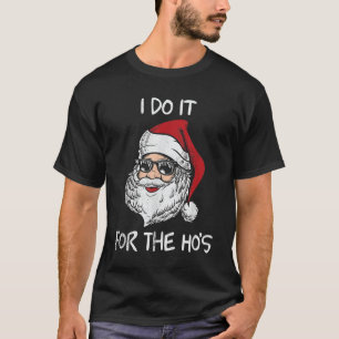 Camiseta Funny SantaRetro Santa I Lo Hago Por Los Hos