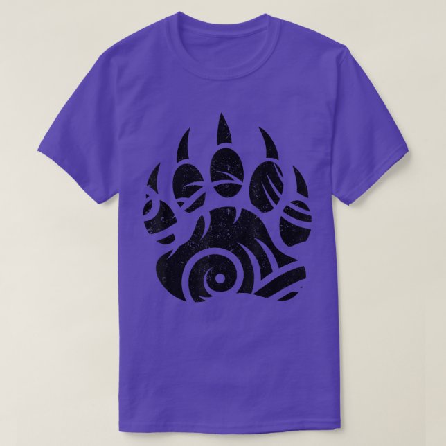 Camiseta Funny Sarcastic Bear Paw Touching Ghost Native Ame (Diseño del anverso)