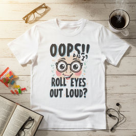 Camiseta Funny Sarcastic Cartoon – Pastel Humor Design