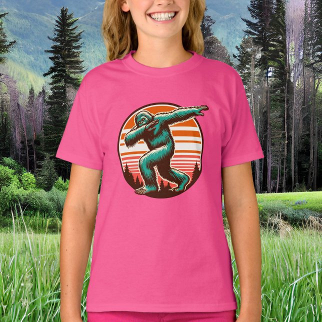 Camiseta Funny Sasquatch Bigfoot Dabbing Personalizado (Subido por el creador)