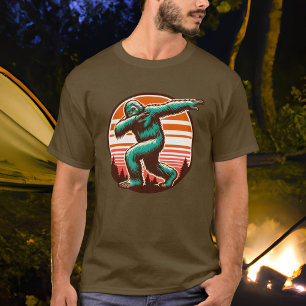 Camiseta Funny Sasquatch Bigfoot Dabbing Personalizado
