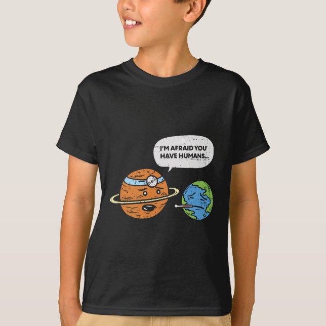 Camiseta Funny Save Earth Day Planet Médicas Humanos (Anverso)