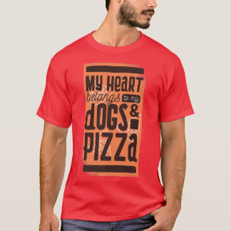 Camiseta Funny saying pet dog eat pizza fast food gift 