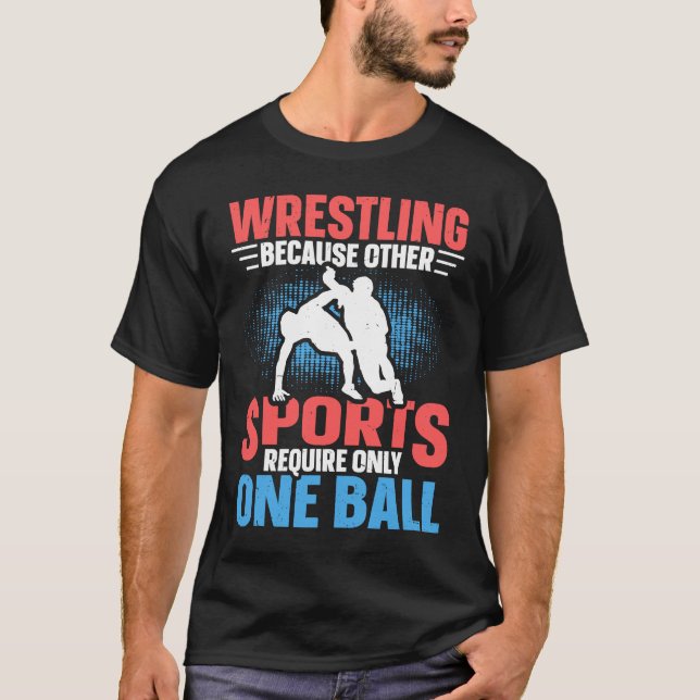 Camiseta Funny saying Wrestling for Professional Wrestler   (Anverso)