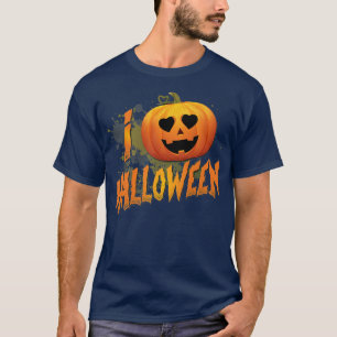 Camiseta Funny Scary I Pumpkin Love Halloween