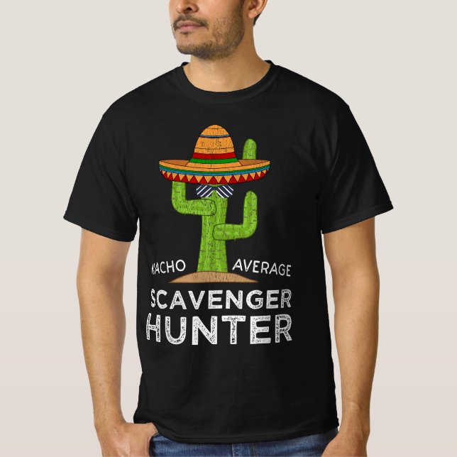 Camiseta Funny Scavenger Hunt Saying For Adventure Hunter E (Anverso)
