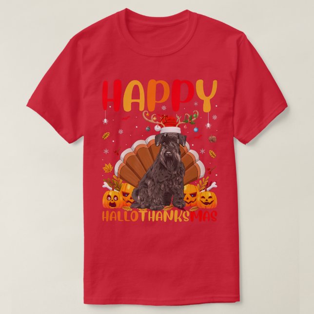Camiseta Funny Schnauzer Dog Lover Feliz Schnauzer HelloTha (Diseño del anverso)