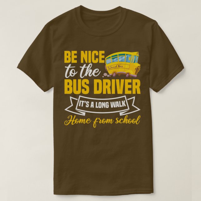 Camiseta Funny School Bus Driver 6 (Diseño del anverso)