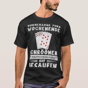 Camiseta Funny Schröömen muñecas juego de cartas Rheinland