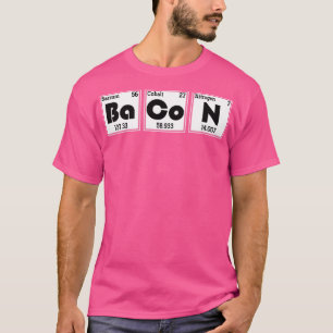 Camiseta Funny Science Bacon Periodic Table Chemistry