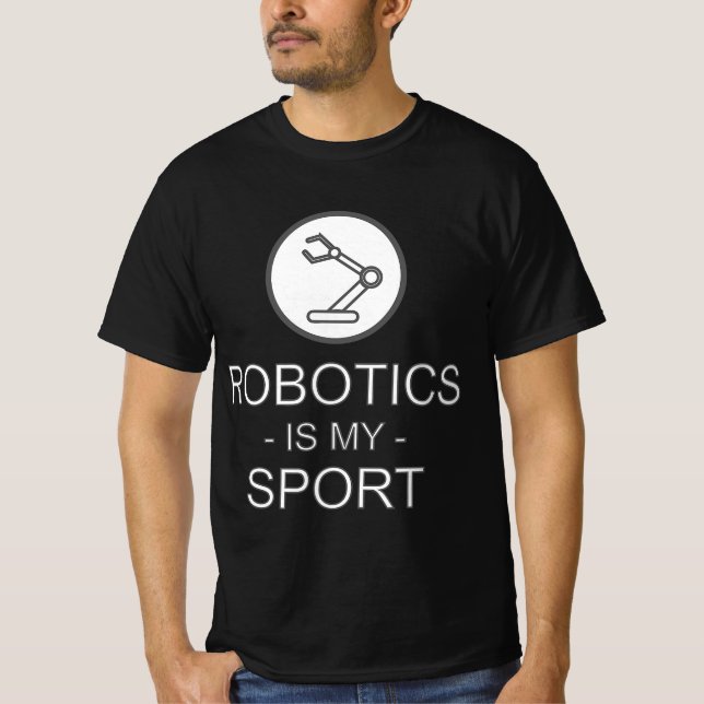Camiseta Funny Science Coding Coder Robotics Is My Sport Sa (Anverso)