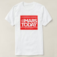 Funny SciFi Gráfico Del Periódico Mars Today