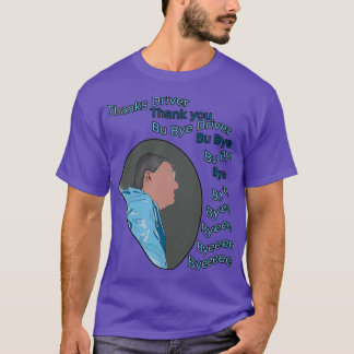 Camiseta Funny Scottish Bye Bye Driver