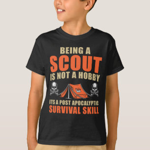 Camiseta Funny Scout Adventure Tent Nature Lover Camper