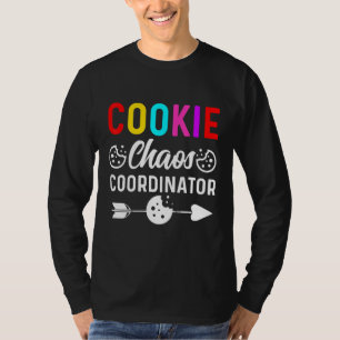 Camiseta Funny Scout Para Chicas Cookie Chaos Coordinadora 