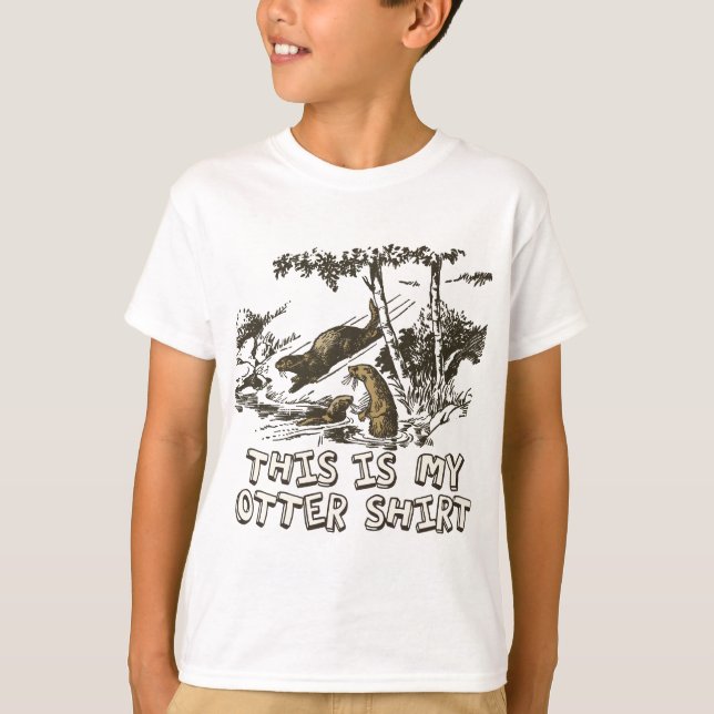 Camiseta Funny Sea Otter (Anverso)