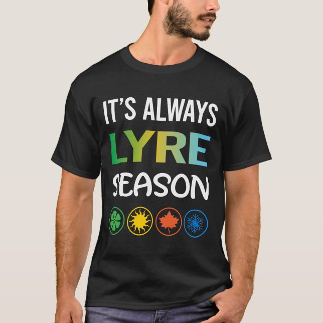 Camiseta Funny Season Lyre (Anverso)