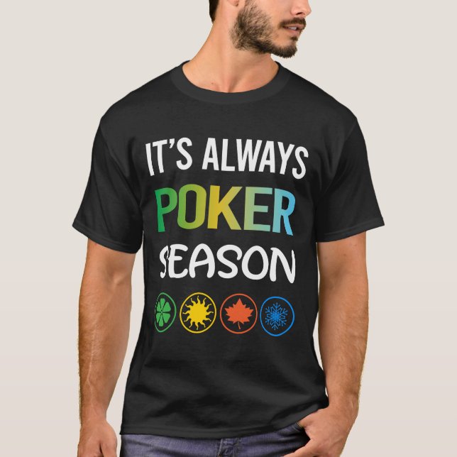 Camiseta Funny Season Poker (Anverso)
