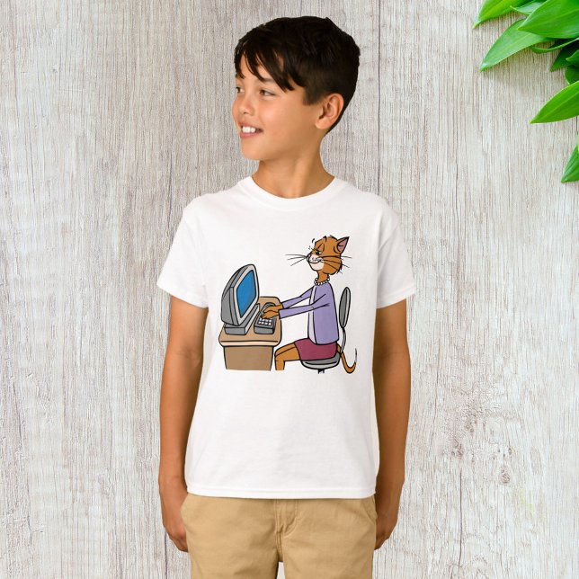 Camiseta Funny Secretary Cat Personalizado Office Humor (Subido por el creador)