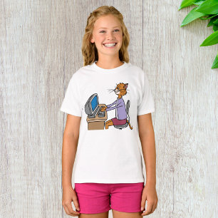 Camiseta Funny Secretary Cat Personalizado Office Humor