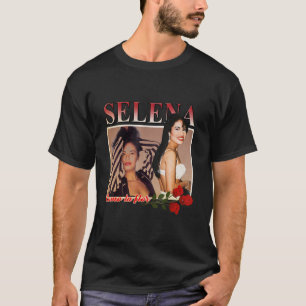 Camiseta Funny Selenas Quintanilla Vaporwave Tshirt