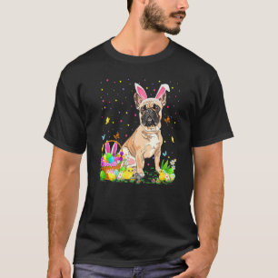 Camiseta Funny Semana Santa Caza Huevo Bulldog francés Pasc