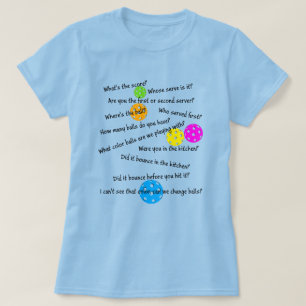 Camiseta Funny Senior Pickleball Chaos Tote Bag