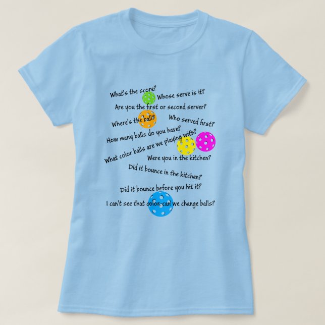 Camiseta Funny Senior Pickleball Chaos Tote Bag (Diseño del anverso)