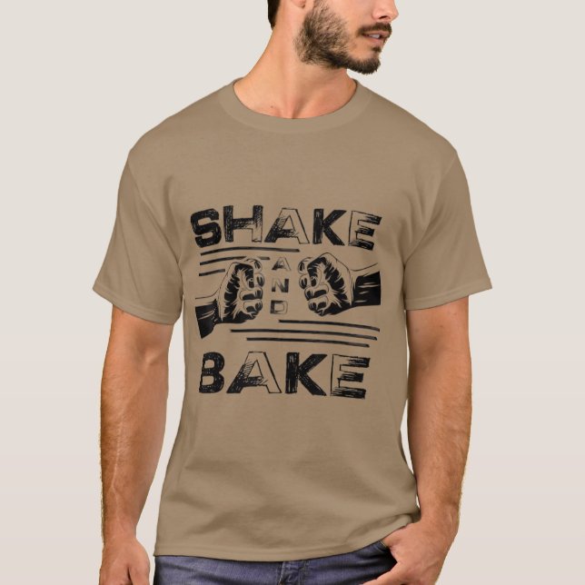 Camiseta Funny Shake Y Bake Baker Cake Lover (Anverso)