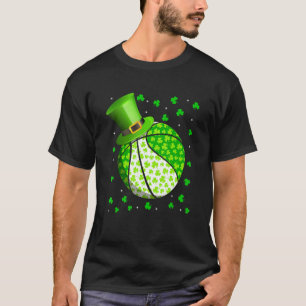 Camiseta Funny Shamrock Basketball Leprechaun St Patricks