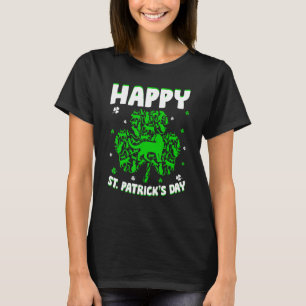 Camiseta Funny Shamrock Cat Kitten St. Patrick S Day Irish