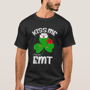 Camiseta Funny Shamrock I'm A EMT St Patricks Day Lucky