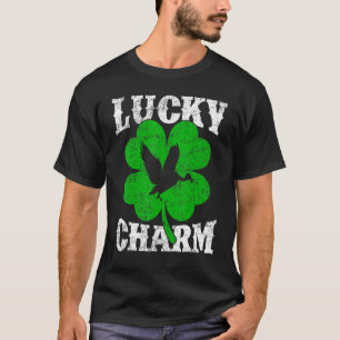 Camiseta Funny Shamrock Leaf Lucky Charm Condor Bird St Pat