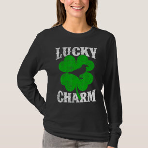 Camiseta Funny Shamrock Leaf Lucky Charm Raven Bird St Patr