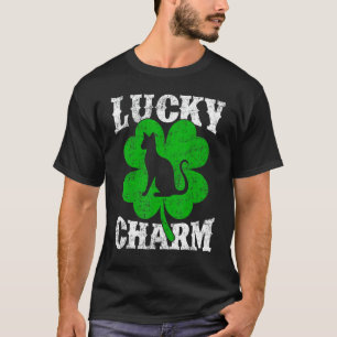 Camiseta Funny Shamrock Leaf Lucky Charm Sphynx Cat St Patr