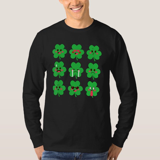 Camiseta Funny Shamrock Lucky Los niños irlandeses Chicas S (Anverso)