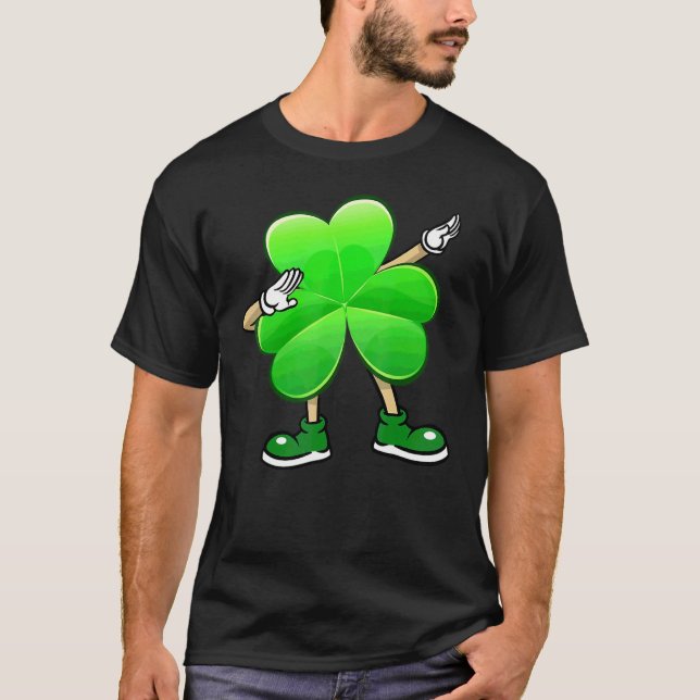 Camiseta Funny Shamrock Wear Gafas De Sol Bailarina De Bail (Anverso)