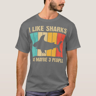 Camiseta Funny Shark Design For Kids Men Women Animal Shark
