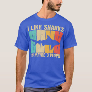 Camiseta Funny Shark Design For Kids Men Women Animal Shark