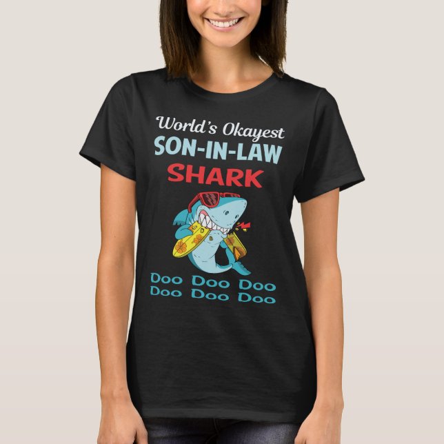 Camiseta Funny Shark SON-IN-LAW (Anverso)